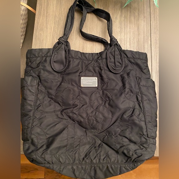 Marc by Marc Jacobs Black Nylon Tate Tote Bag - Picture 3 of 12